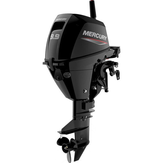 Mercury 9.9hp EFI Tiller FourStroke Outboard Motor - 15" Shaft, Manual Tilt/Trim, Manual Start