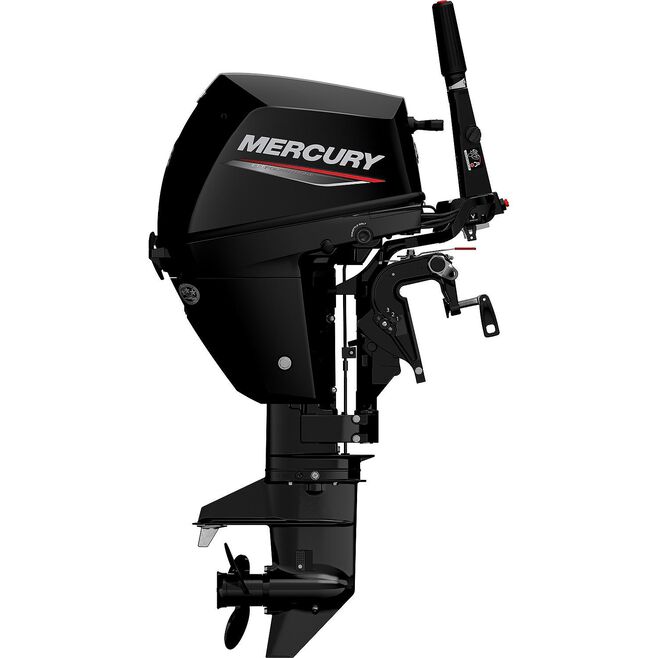 Mercury 9.9hp EFI Tiller FourStroke Outboard Motor - 15" Shaft, Manual Tilt/Trim, Manual Start