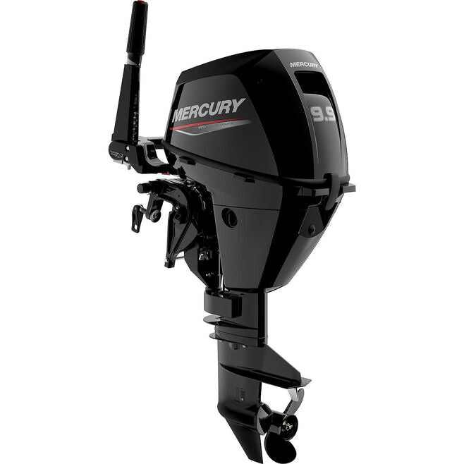 Mercury 9.9hp EFI Tiller FourStroke Outboard Motor - 15" Shaft, Manual Tilt/Trim, Manual Start