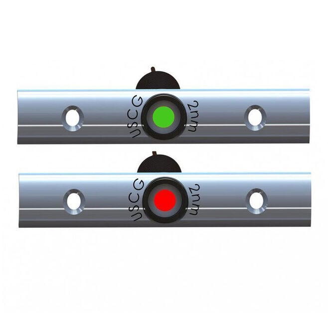 Taco Metals F38-6810B-1 Taco 4" Rub Rail Mounted LED Navigation Light Set