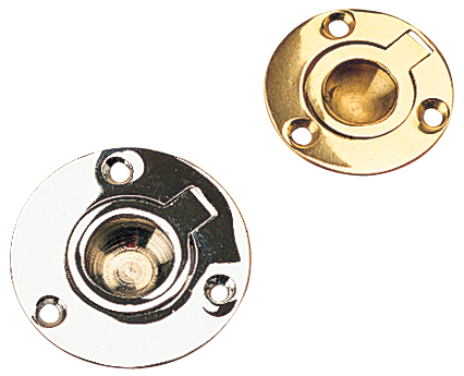 Sea Dog 222460-1 Sea-Dog Chrome/Brass Round Lift Ring, 1-5/8" Diameter.