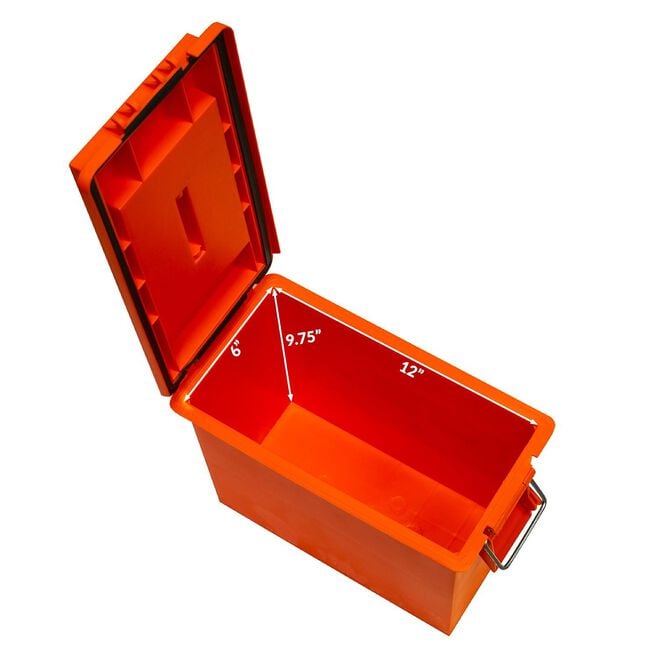 Wise Seats 56021-15 Wise Utility Dry Box, Tall, Orange