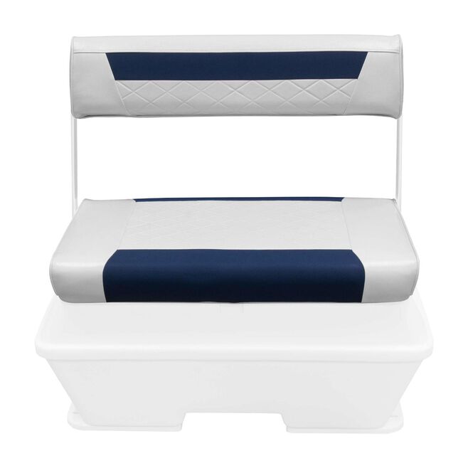 Wise Back Rest & Seat Cushion Set for 70/62 Qt, White and Mariner Blue Replacement Seating