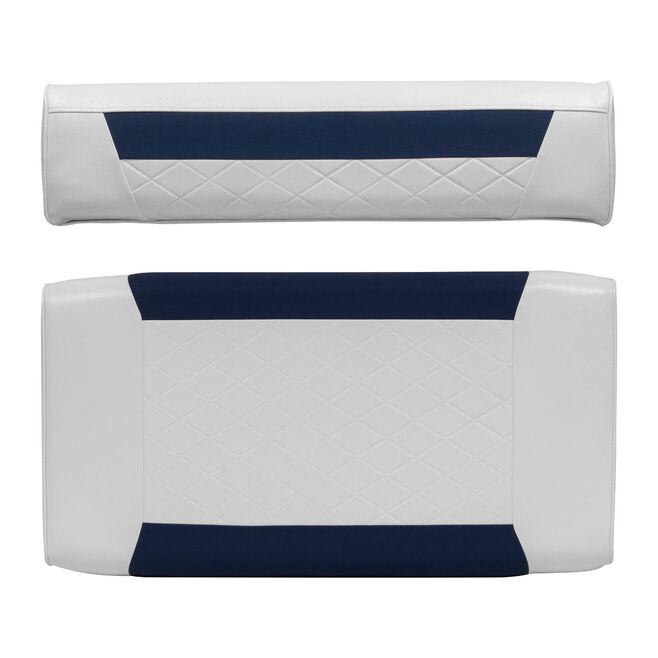 Wise Back Rest & Seat Cushion Set for 70/62 Qt, White and Mariner Blue Replacement Seating
