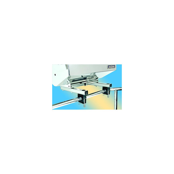 Magma T10-680 Dual Extended Horizontal Round Rail Mount, Fits 1" Rails, For ChefsMate, Newport, Catalina, FirstMate Tables