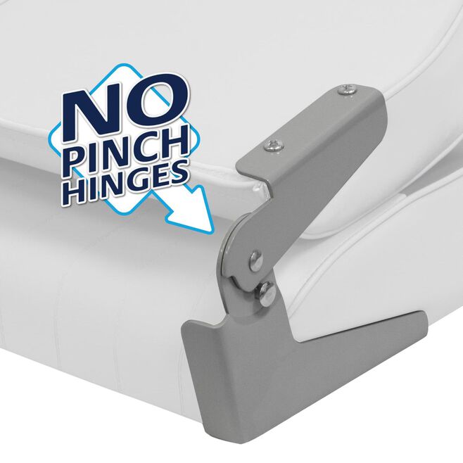 Wise Seats 3313-711 Wise Promotional Marine Grade Vinyl 16.25" D Ã— 16" W Ã— 18", H Low Back Boat Seat, Navy