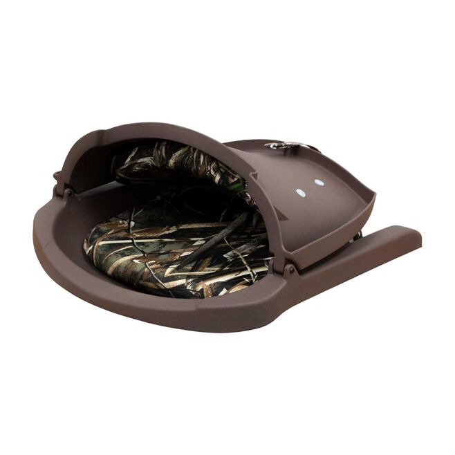 Wise Seats 8WD139CLS-B-733 Wise Deluxe Molded Plastic Fold-Down Seat w/Cushions, Advantage Max5/Brown Shell