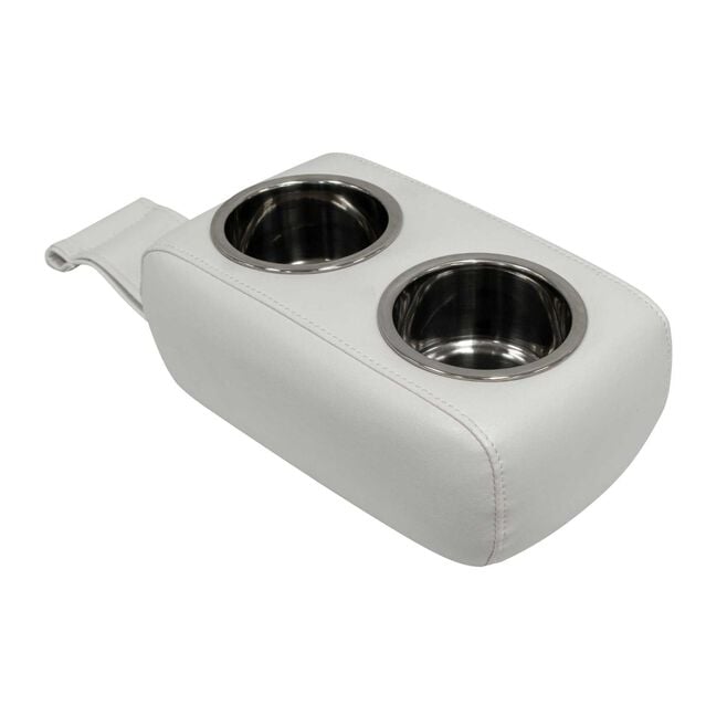Wise Seats 3059-784 Wise Portable Upholstered Drink Holder, Brite White