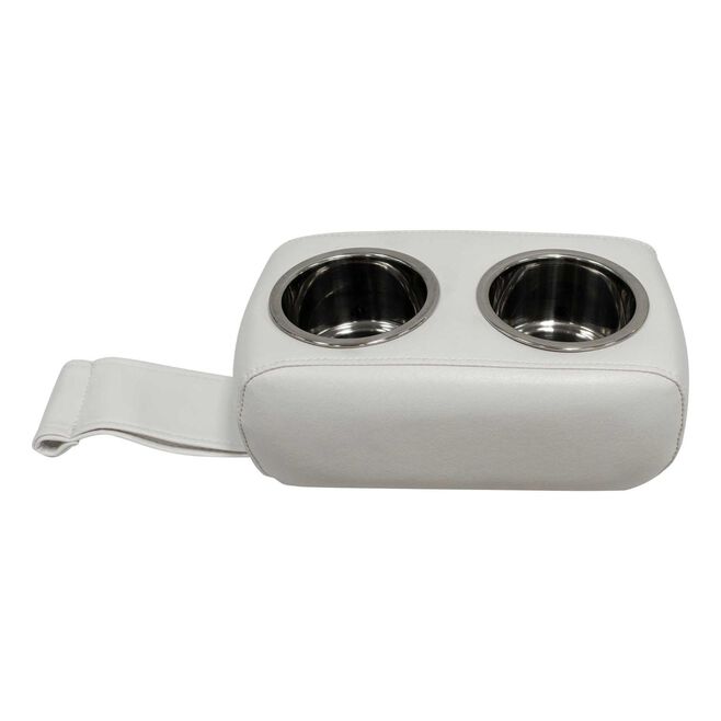 Wise Seats 3059-784 Wise Portable Upholstered Drink Holder, Brite White
