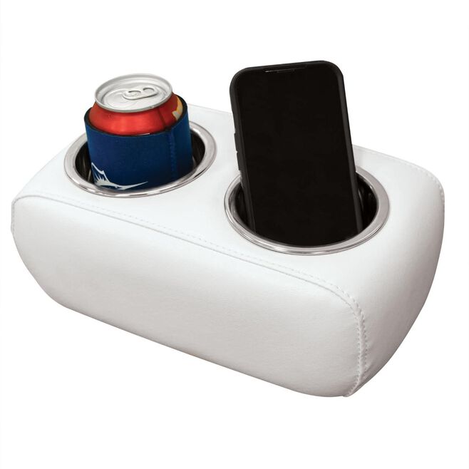 Wise Seats 3059-784 Wise Portable Upholstered Drink Holder, Brite White