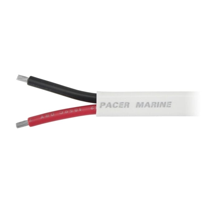 Pacer Group W18/2DC-500 Pacer 18/2 AWG Duplex Cable Flat Cable Red/Black 500'