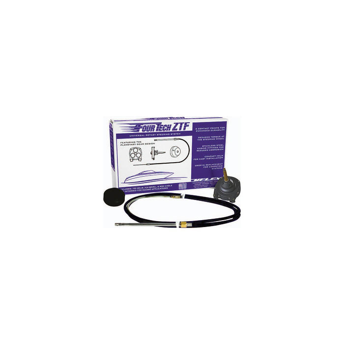 Uflex FOURTECHBLK17 ZTF Uflex ZTF Rotary Steering System, 17' Black Cable
