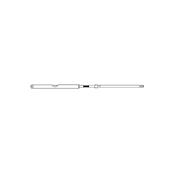 Uflex M86 Universal Rack & Pinion Steering Cable, 13', Replaces Morse Command 200 or Teleflex SSC124