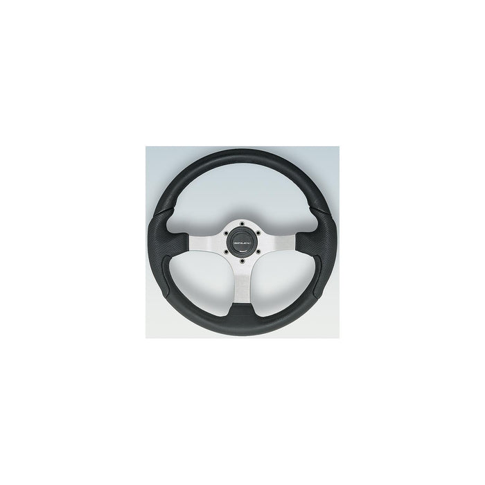 Uflex NISIDABS Steering Wheel, Satin Finish w/Black Grip