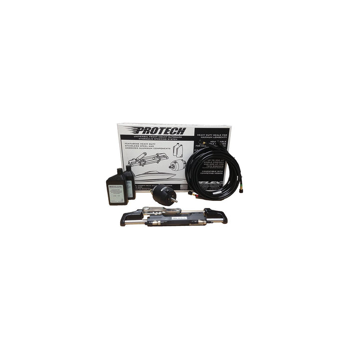 Uflex USA PROTECH20H20 Uflex PROTECH20H20 Hydraulic Steering System for, Johnson/Evinrude, Yamaha & Suzuki w/20' hoses included.