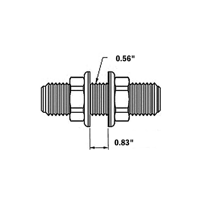 Uflex R7 Hydraulic Hose 3/4" Bulkhead Fitting Kit