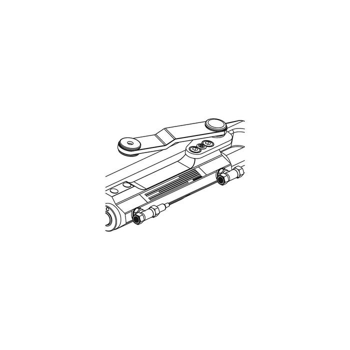 Uflex USA UC128TS-2P Uflex UC128TS-2P Uflex Protech Front Mount Hydraulic, Steering Cylinder, Port w/Offset Arm
