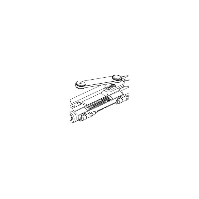 Uflex USA UC130-SVS 1P Uflex UC130-SVS 1P Uflex Silversteer Front Mount, Hydraulic Port Steering Cylinder w/Straight Arm, 7.93cu.in.