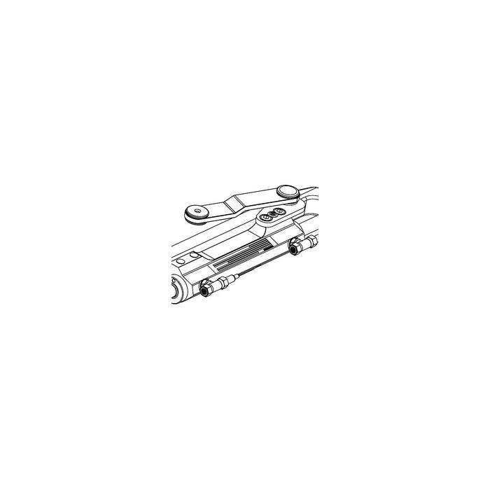 Uflex USA UC130-SVS 2P Uflex UC130-SVS 2P Uflex Silversteer Front Mount, Hydraulic Port Steering Cylinder w/Straight Arm, 7.93cu.in.