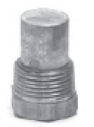 Camp 6L2283 Zinc Pen&Plug 1/4" Caterpilla