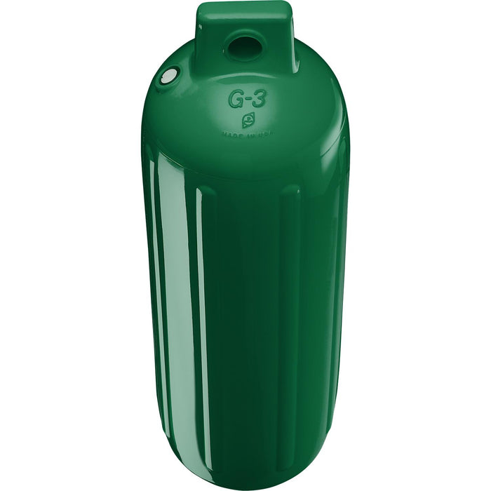 Polyform 73-030-171 Twin Eye G Series Fender, 5.5" x 19", Forest Green