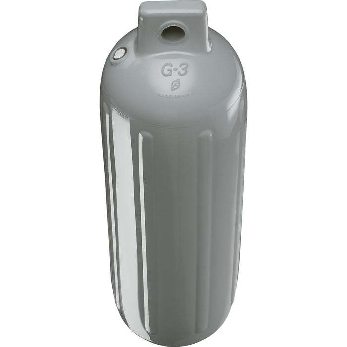 Polyform 33-939-351 Twin Eye G Series Fender, 5.5" x 19", Grey
