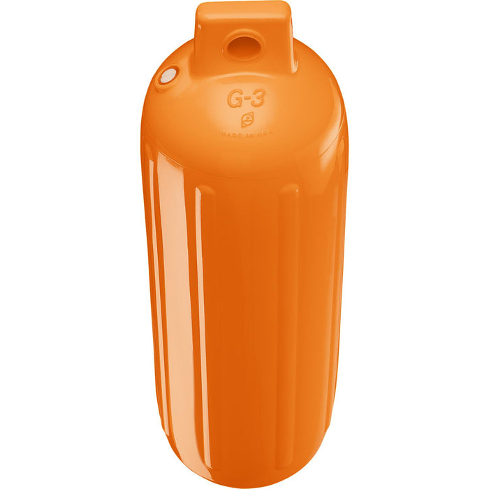 Polyform 29-576-912 Twin Eye G Series Fender, 5.5" x 19", Orange