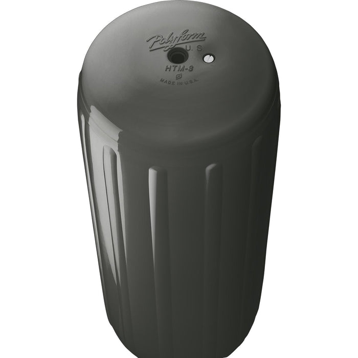 Polyform HTM-3 GRAPHITE Center Tube HTM Series Fender, 10.5" x 27"