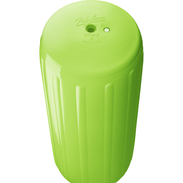 Polyform HTM-3 LIME 04-159-298 Center Tube HTM Series Fender, 10.5" x 27"