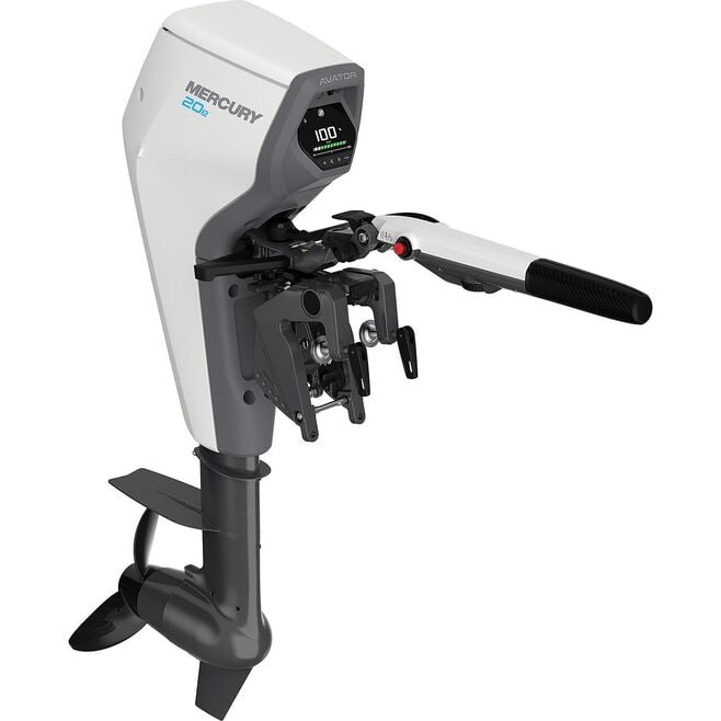 Mercury 1003E031A Avator 20e Tiller Electric Outboard Motor, 20" Shaft (Battery & Harness Sold Separately)