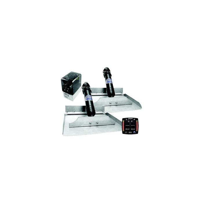 Bennett Marine 6BT-50110-87-00 Trim Tab Kit, 129OBI Classic Hydraulic w/OBI9000H Integrated Helm Control, 12" x 9"