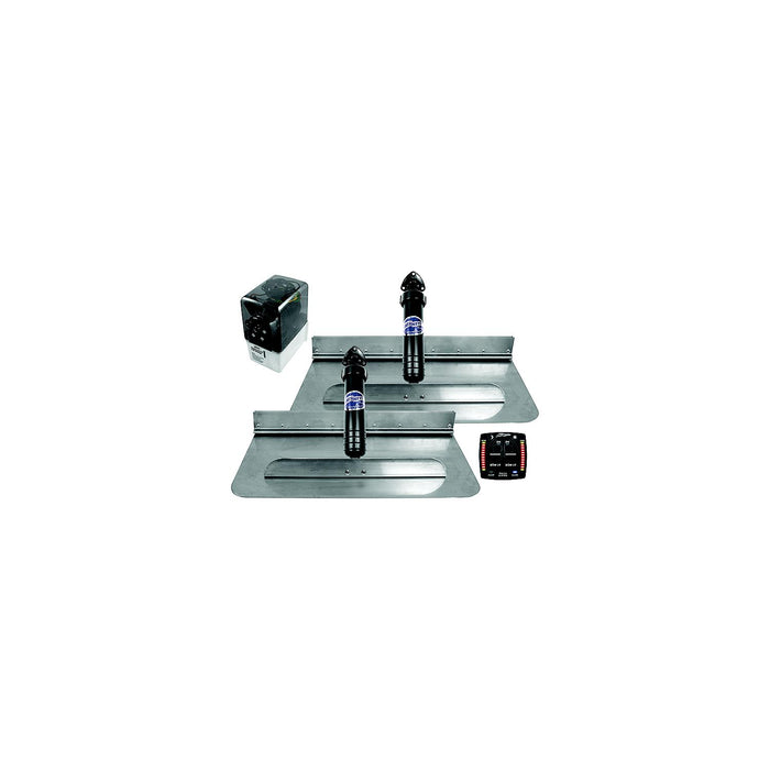 Bennett 6BT-50110-91-00 2412OBI Classic Hydraulic Trim Tab Kit, w/OBI9000H Integrated Helm Control, 24" x 12"