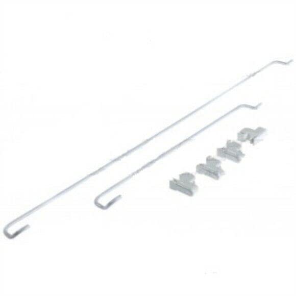 Dometic 20073372111 Shelf Holder & Shelf Rails, White. fits DMA406, DMA4087