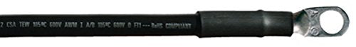 Cobra Wire and Cable A2004T0736IN Tinned Copper Battery Cable, 4 AWG, 36", Black