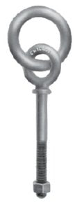 Chicago Hardware 92241 Ringbolt Shldr Galv 5/16X4-1/4