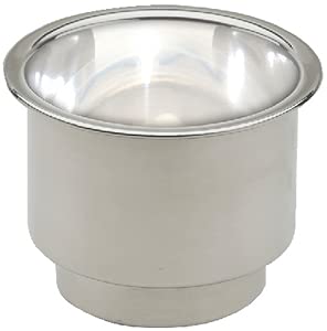 Attwood 11786W-7 LED Stainless Steel Drink Holders, w/White LEDs