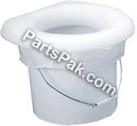 Todd 8002-01W Bucket Pottie Seat