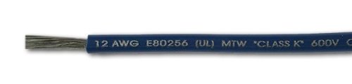 Cobra Wire and Cable A1012T02100FT Primary Tinned Copper Wire, 12 AWG, 100', Dark Blue