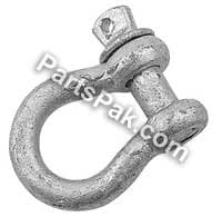 Sea Dog 147812-1 Galvanized Anchor Shackle 1/2"