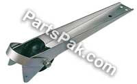 Sea Dog 328054 SeaDog Unpolished Seahook Style Bow Roller, 1" Max Rope Diameter, 3/8" Bolt Fastener