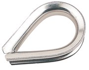 SeaDog 170002 Heavy Duty 1/16" Diameter Thimble | Stamped 304 Stainless Steel