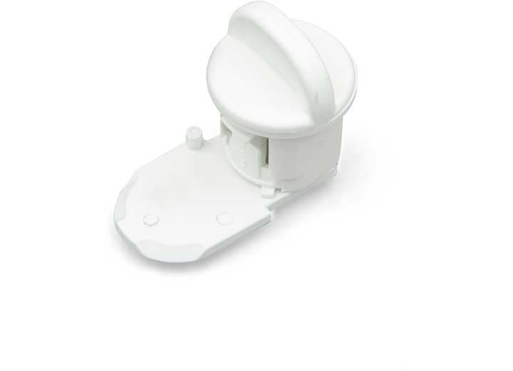 B&B Molders 94156 Plastic Thumb Lock, 5/8" White