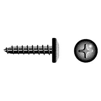 Seachoice SC3061 Phillips Tapping Screw Pan Head, #12 x 3"