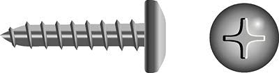 Seachoice SC0551 Phillips Tapping Screw Pan Head, #10 x 1-1/4"