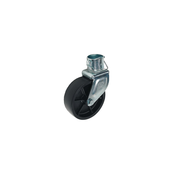 Fulton 500245 Bulldog Removable Caster w/ 6" Wheel & Pin/Clip for A-Frame Round, Jack