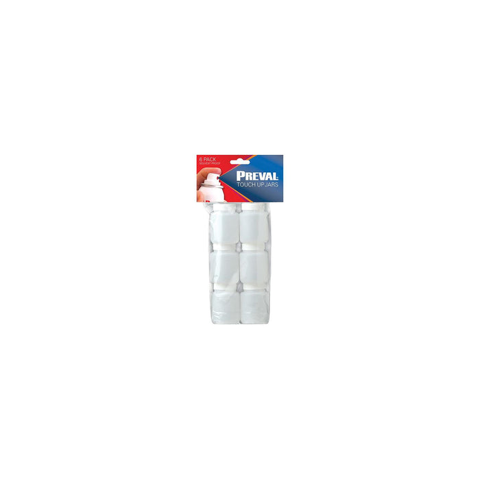 Preval 0271-1 Touch Up Jars, 3 Oz. 6Pk