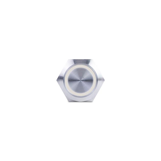 Sierra AV10040W Push-Button Switch, Off/On, White Halo LED