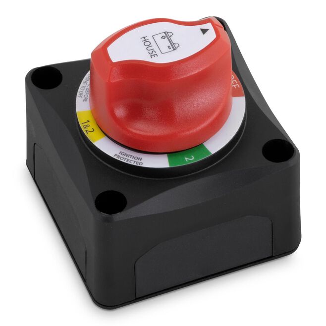 Sierra BS11030 Battery Switch, 1-2-BOTH-OFF with AFD