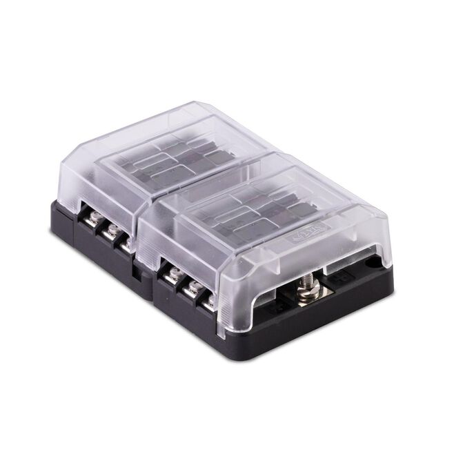 Sierra FS40820 408 Series Fuse Block W/Cover, 12-Gang
