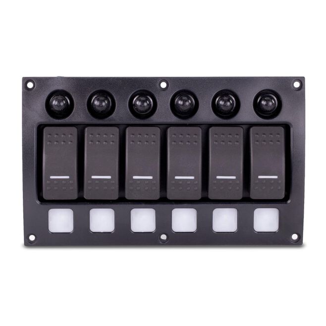 Sierra SP21010 Weather Resistant Breaker Panel, 6-Gang